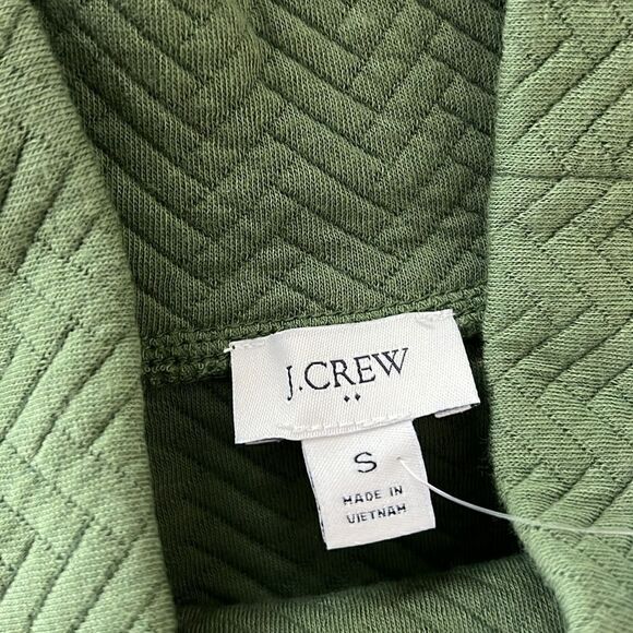 NWT J. Crew Quilted Mockneck Sweater Size S - Picture 4 of 12